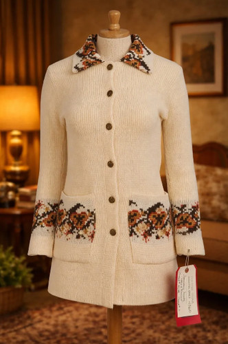 Screen worn 1970s - c.1970s, coat